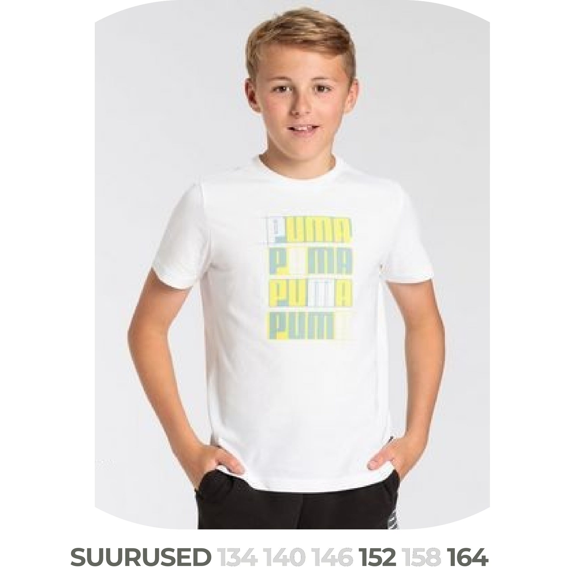 Puma valge T-särk