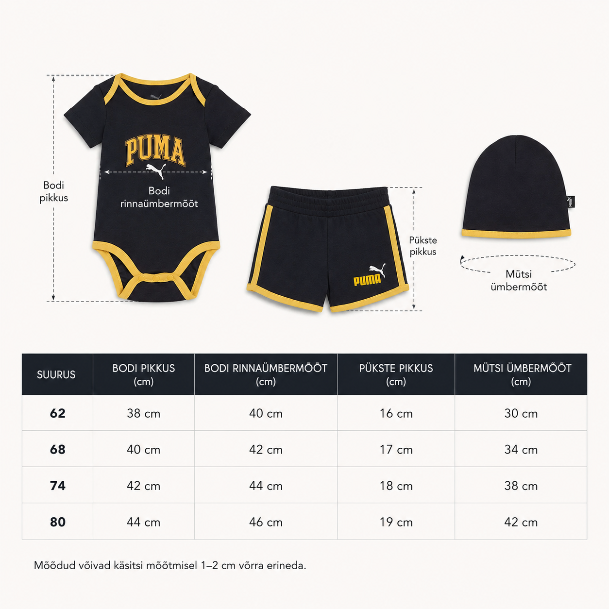 Puma tumesinine komplekt